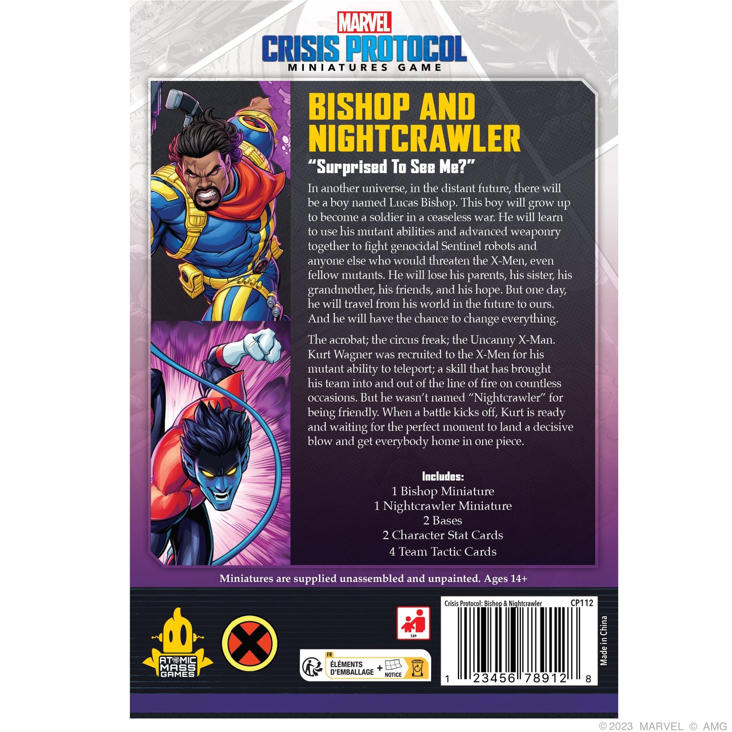 Pre-Order Marvel Crisis Protocol - Bishop & Nightcrawler