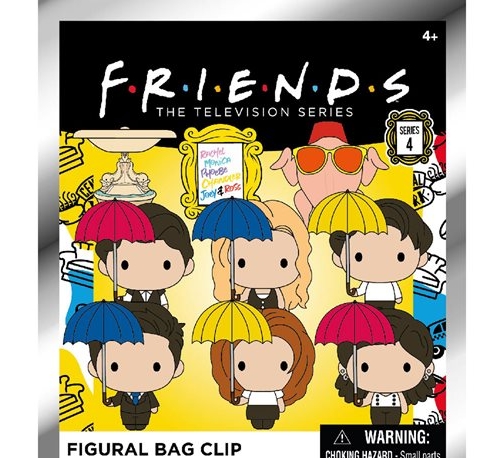 PRE-ORDER - FRIENDS Monogram Figural Bag Clip