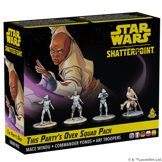 Pre-Order - Star Wars:  Shatterpoint  - This Party's Over Mace Windu Squad Pack