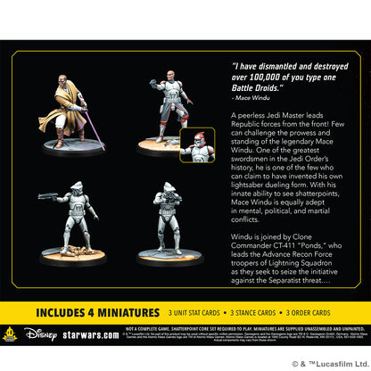 Star Wars:  Shatterpoint  - This Party's Over Mace Windu Squad Pack