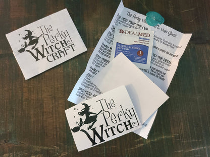 Perky Witch Decal with craft instructions - DIY