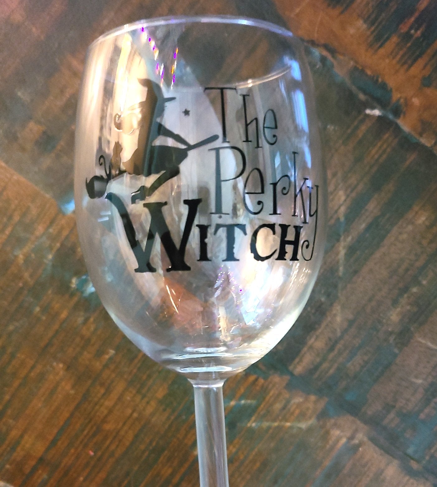 Perky Witch Decal with craft instructions - DIY