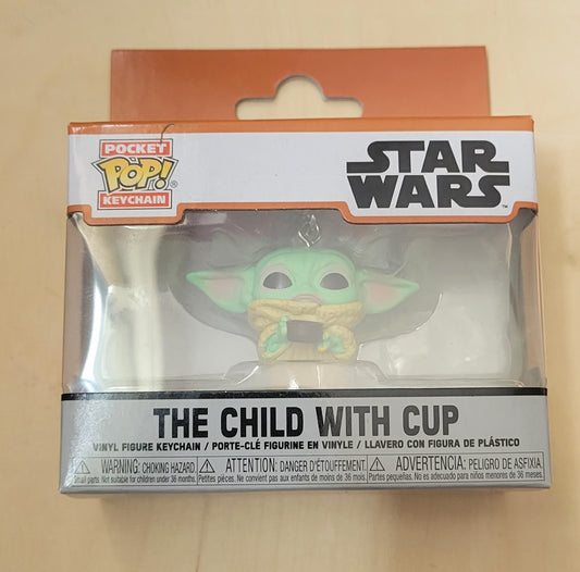The Child with Cup Keychain - The Mandalorian
