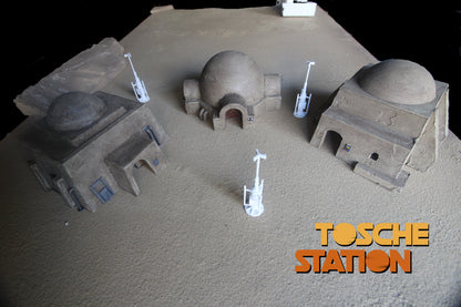 Star Wars Legion Terrain : Tosche Station - 3 Building Pack