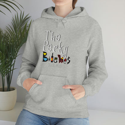 The Perky B*tches NEW STACKED LOGO Unisex Heavy Blend™ Hooded Sweatshirt