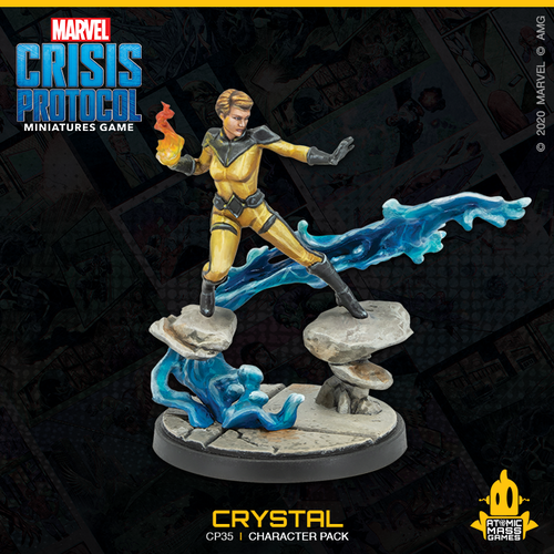 Marvel Crisis Protocol - Crystal & Lockjaw