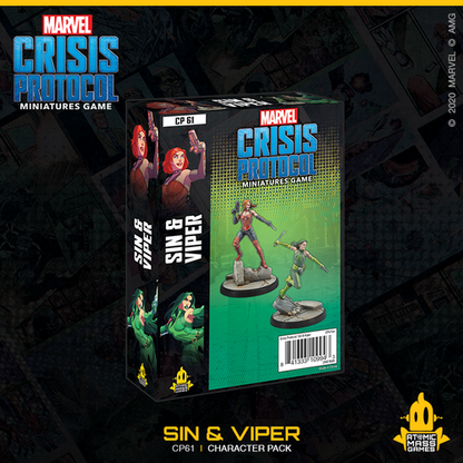 Marvel Crisis Protocol - Sin & Viper