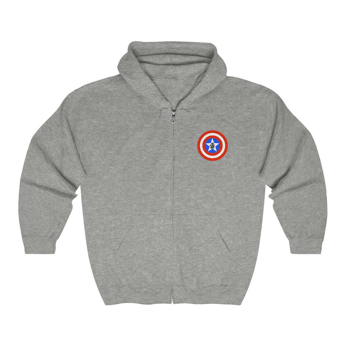 The Patriotic Nerd Unisex Heavy Blend™ Full Zip Hooded Sweatshirt