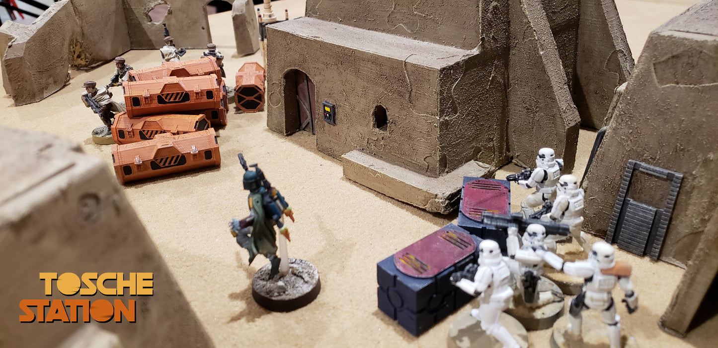 Star Wars Legion Scatter Terrain :  Kyber Crystal Containers (3)