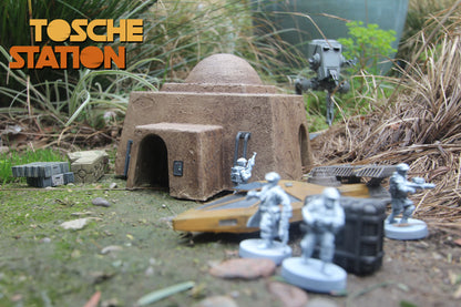 Star Wars Legion Terrain : Tosche Station - Bank STL (Digital File)