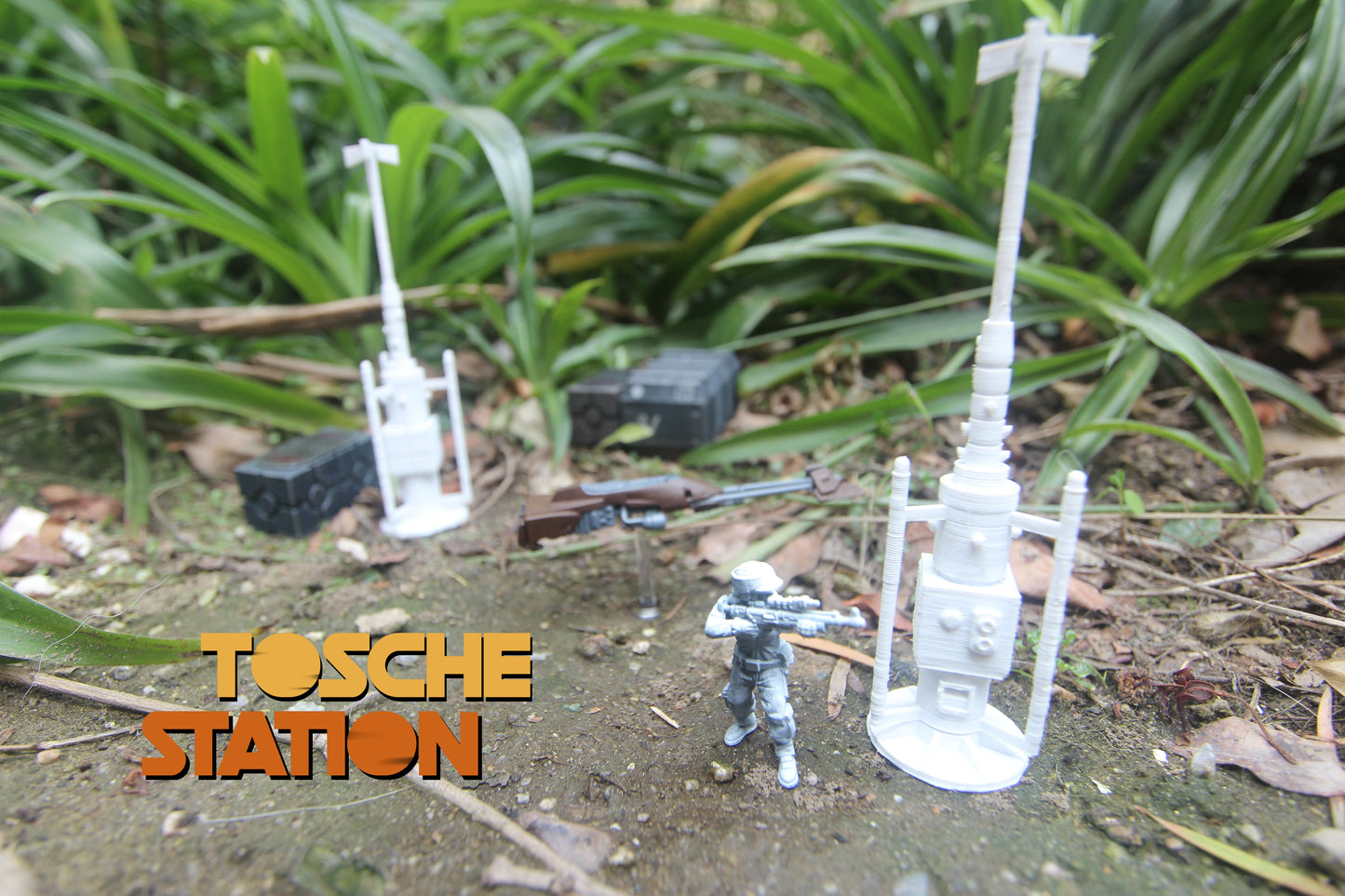 Star Wars Legion Terrain : Tosche Station - Moisture Vaporators (Set of 3)