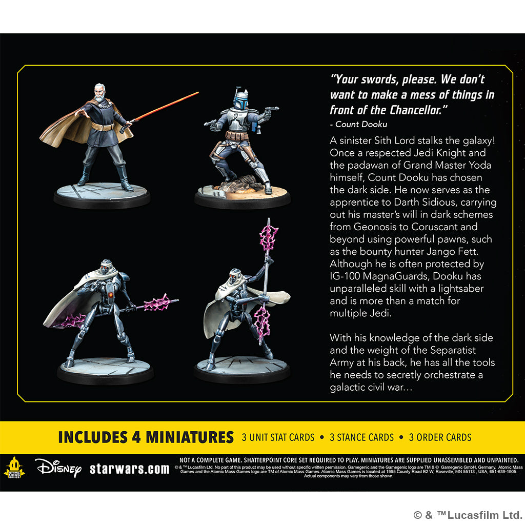 Star Wars:  Shatterpoint  Twice the Pride: Count Dooku Squad Pack